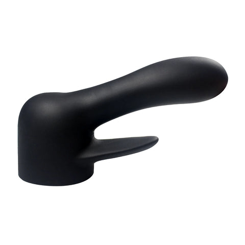 Product picture of the Magic Wand G-Curve Tongue attachment on a white background.